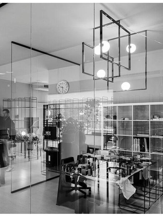 Mondrian Glass Ceiling Light - Cueteks