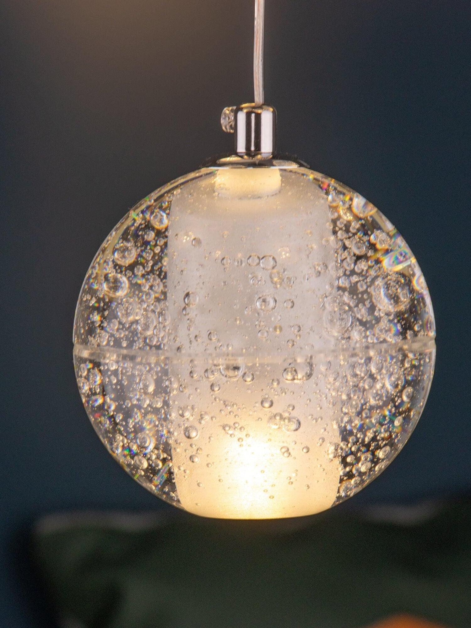 Round K9 Crystal Pendant Lamp - Cueteks