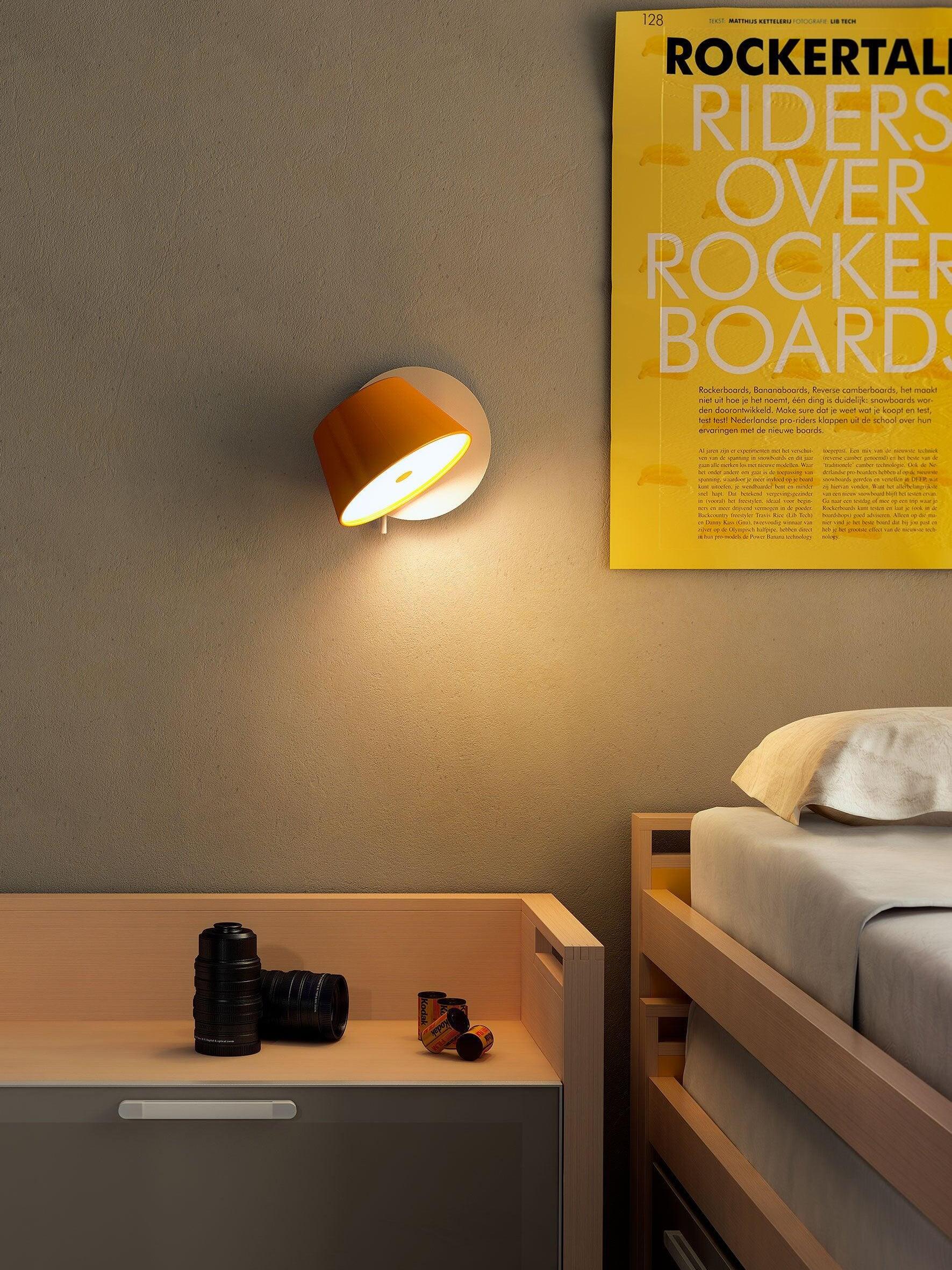 Modern Aluminum Methacrylate Tam Tam Wall Lamp - Cueteks