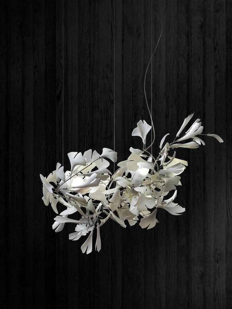 Creative Ceramics Gingko Flower Chandelier G - Cueteks