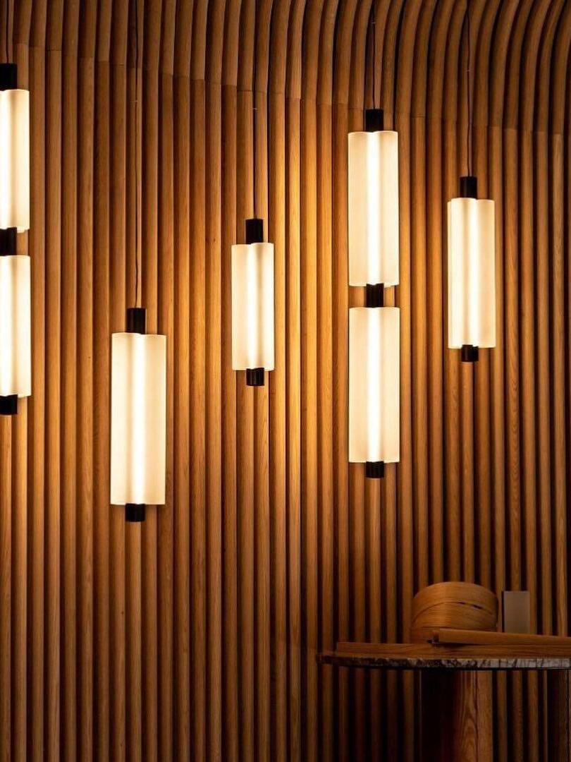 Modern Metal Metropol Linear Pendant Lamp - Cueteks