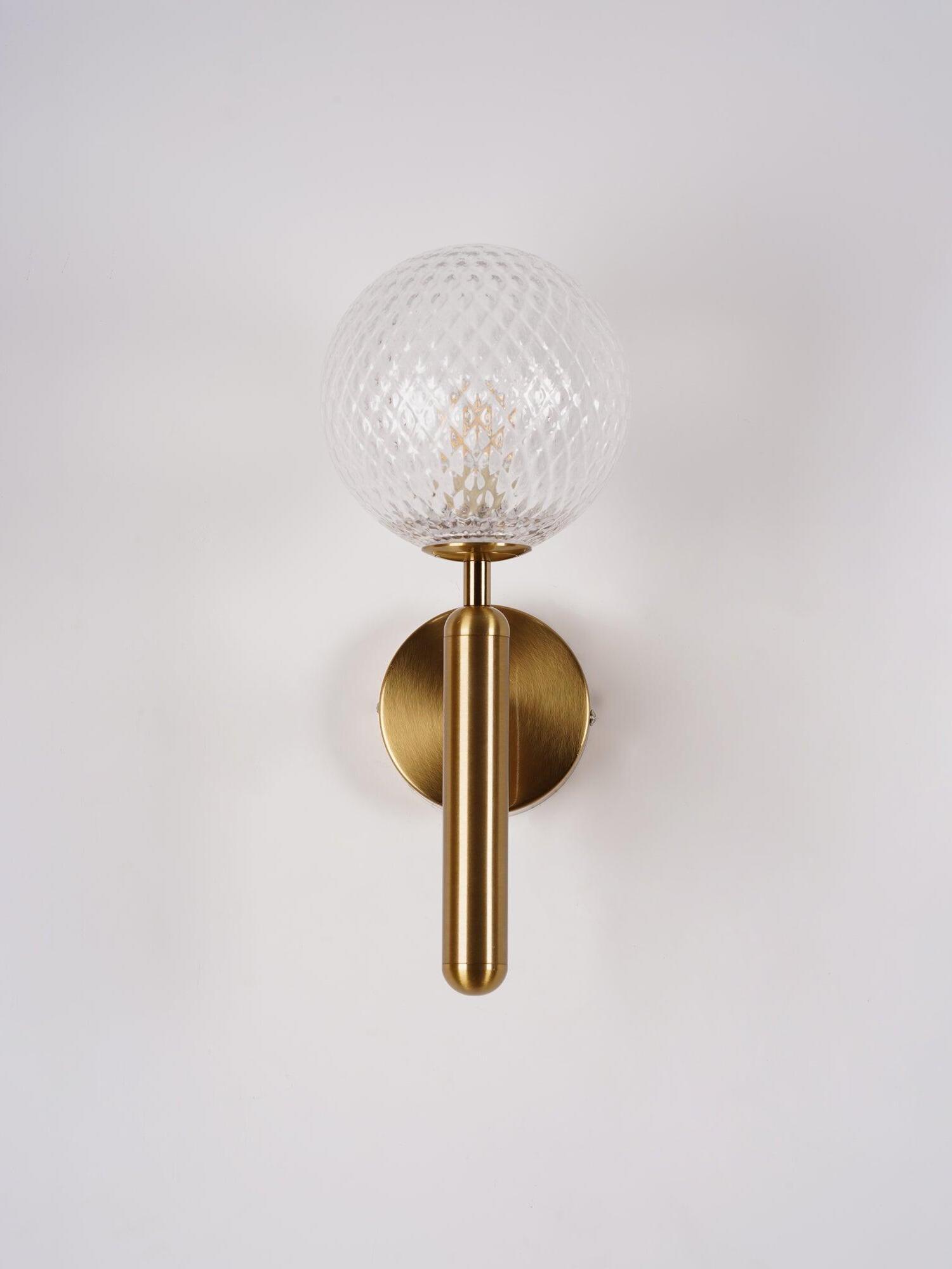 Luxury Miira Glass Ball Bedroom Wall Light - Cueteks