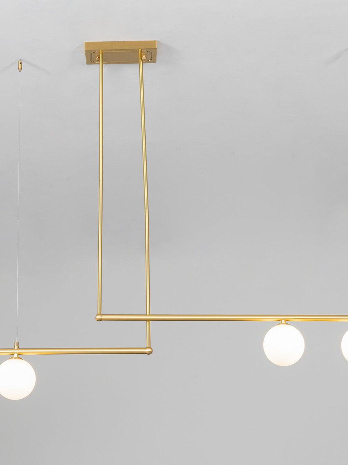 Multi-layer Rod Satellite Ball Ceiling Light - Cueteks