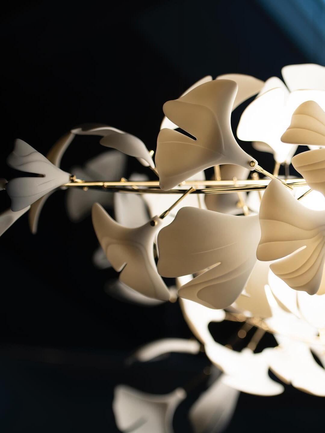 Gingko Chandelier A - Cueteks