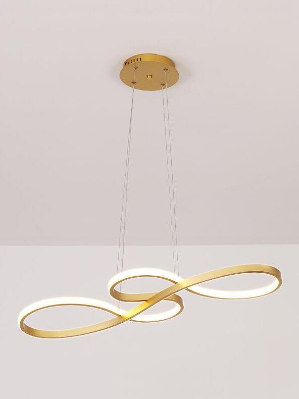 Modern Wavy Line Note Acrylic Pendant Lamp - Cueteks