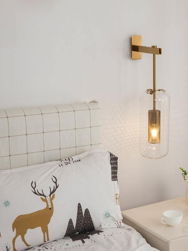Middle Ages Vadim Glass Lantern Wall Lamp - Cueteks