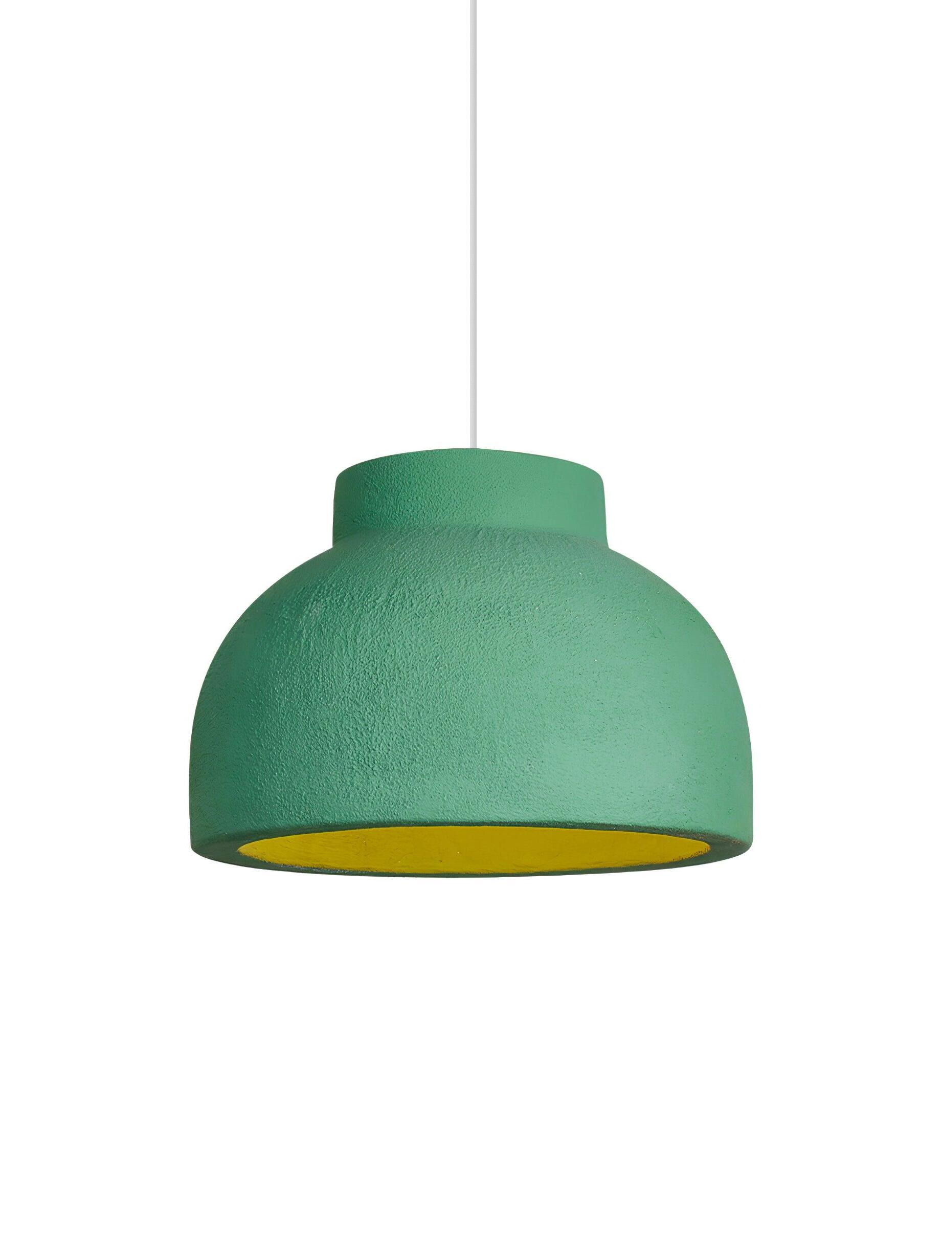 Rustic Macaroon Grain Bowl Shape Pendant Lamp - Cueteks